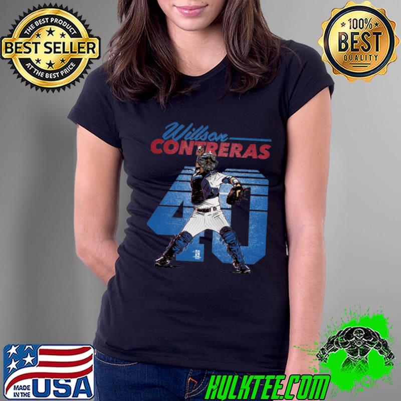 Willson Contreras Venezuelan professional baseball catcher for the St. Louis Cardinals Retro T-Shirt