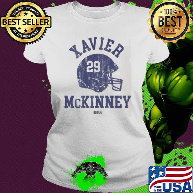Xavier McKinney New York G Helmet Font Shirt Ladies tee Xavier McKinney New York G Helmet Font Shirt Ladies tee