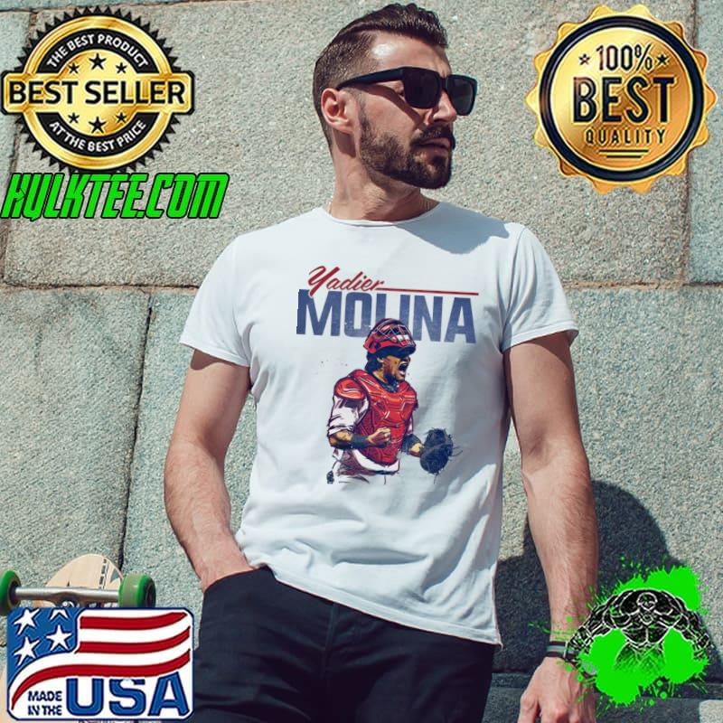 Yadier Molina St. Louis Puerto Rican former professional baseball catcher T-Shirt