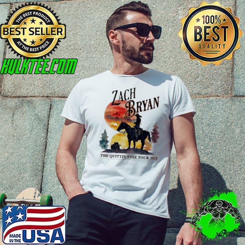 Zach Bryan The Quittin Time Tour 2024 Sunset shirt