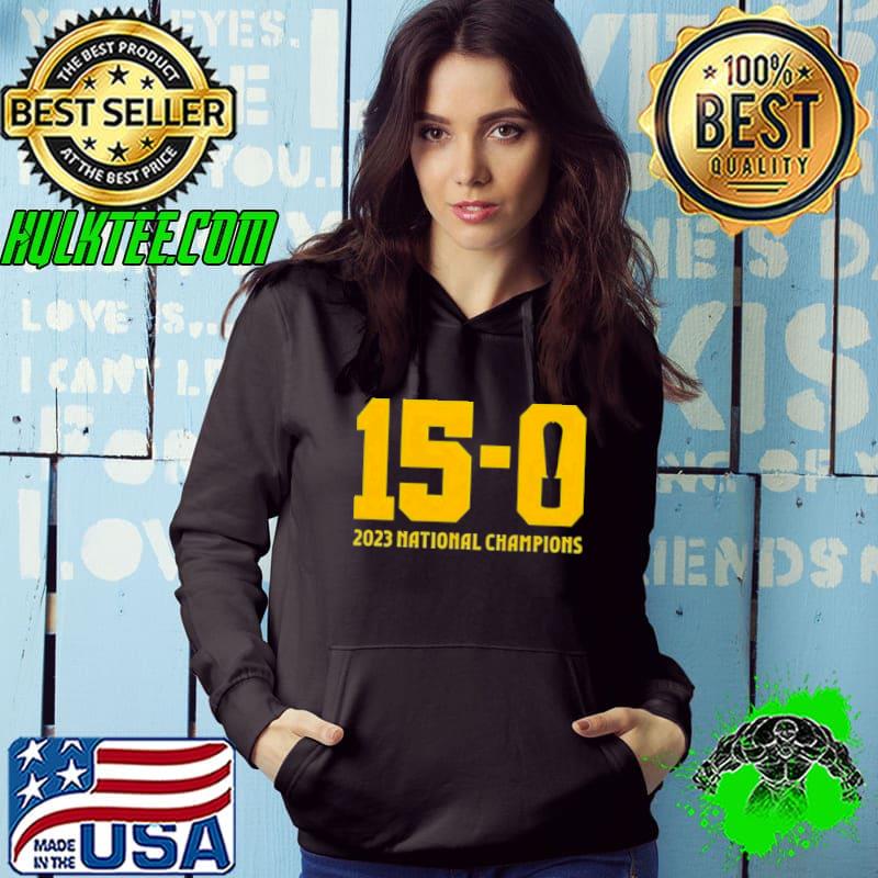 15 0 Trophy 2023 National Champions Shirt