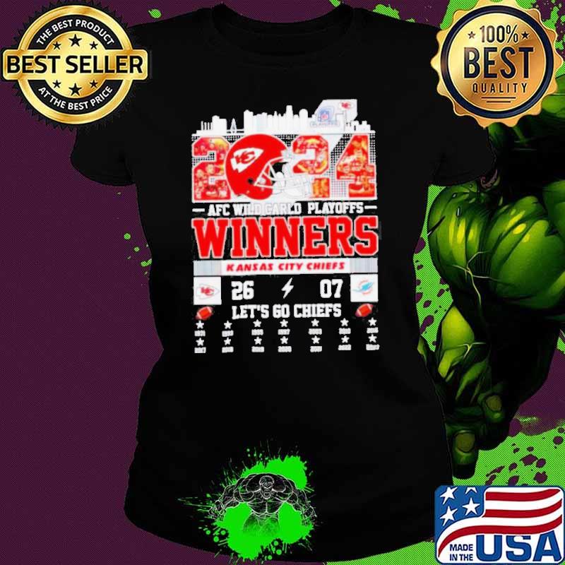 2024 AFC Wild Card Playoffs Winners Kansas City Chiefs let’s go Chiefs shirt 2024 AFC Wild Card Playoffs Winners Kansas City Chiefs let’s go Chiefs shirt