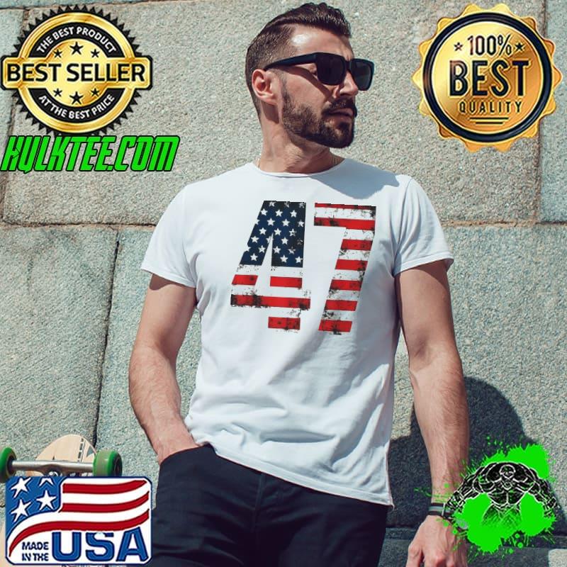 2024 American Flag America 45 47 President Donald Trump Shirt