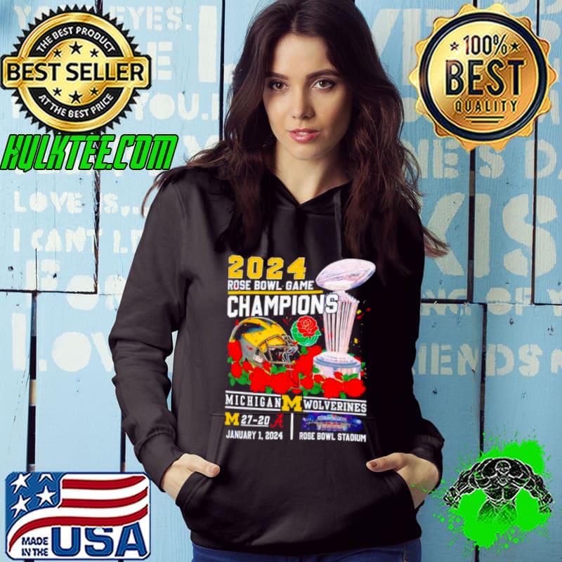 2024 Michigan Wolverines Rose Bowl Game Champions Shirt 2024 Michigan Wolverines Rose Bowl Game Champions Shirt