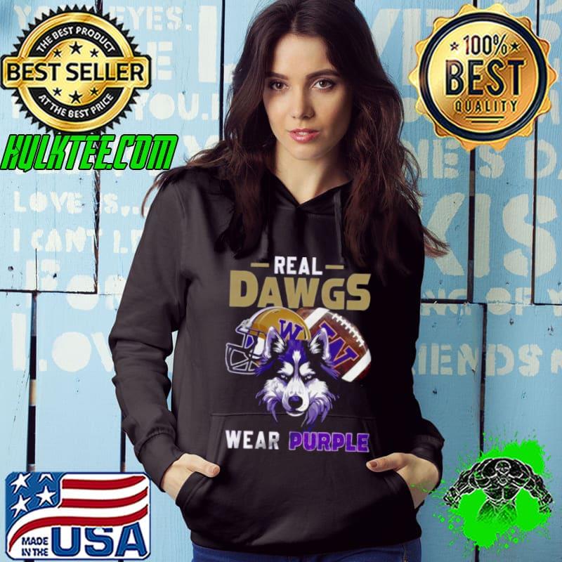2024 Washington Huskies Real Dawgs Wear Purple Wolf Shirt
