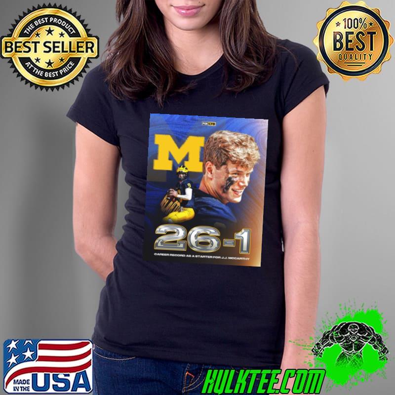 26 1 Career Record As Starter For J.J McCarthy Shirt Ladies Tee 26 1 Career Record As Starter For J.J McCarthy Shirt Ladies Tee