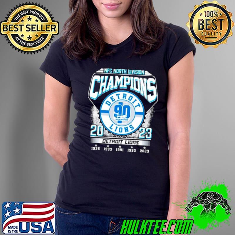 90 Season Detroit Lions 2023 NFC North Division Champions shirt