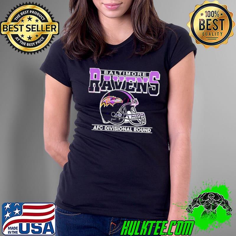 Afc Divisional Round Baltimore Ravens Helmet 2024 shirt