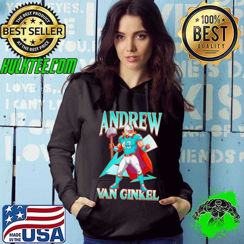 Andrew Van Ginkel Thor Themed Miami Dolphins Shirt