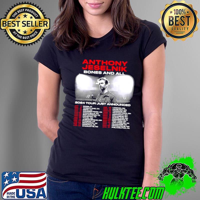 Anthony Jeselnik Bones and All 2024 Tour shirt Anthony Jeselnik Bones and All 2024 Tour shirt