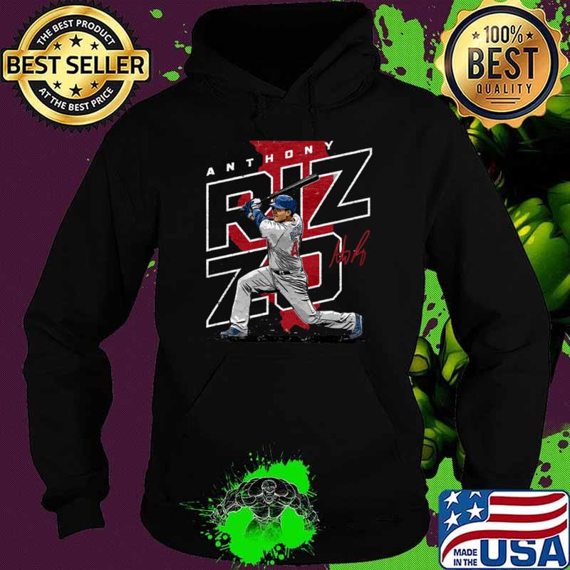 Anthony rizzo player map signature American professional baseball first baseman for the New York Yankees T-Shirt