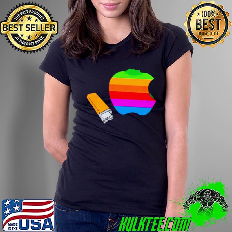Apple pipe logo shirt Apple pipe logo shirt