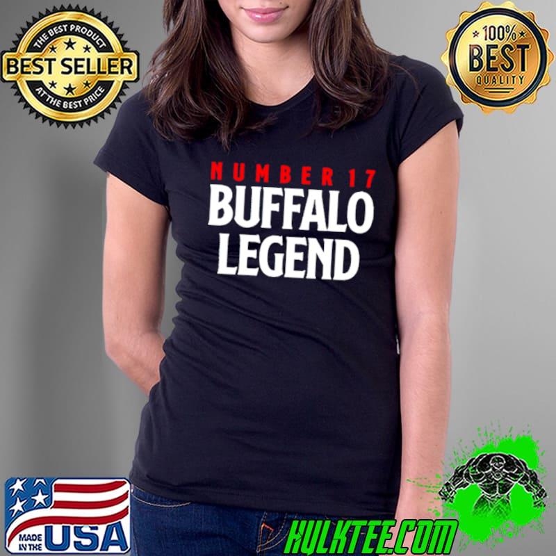 Awesome buffalo Bills Number 17 Buffalo Legend s Ladies Tee Awesome buffalo Bills Number 17 Buffalo Legend s Ladies Tee