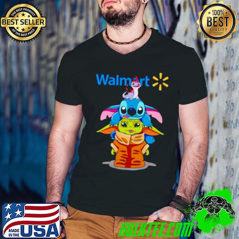 Baby Yoda and Stitch Walmart s Guys V Neck Baby Yoda and Stitch Walmart s Guys V Neck
