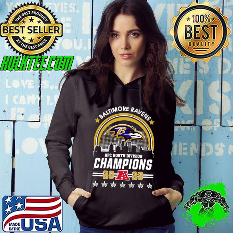 Baltimore Ravens AFC North Division Champions 2023 T-Shirt