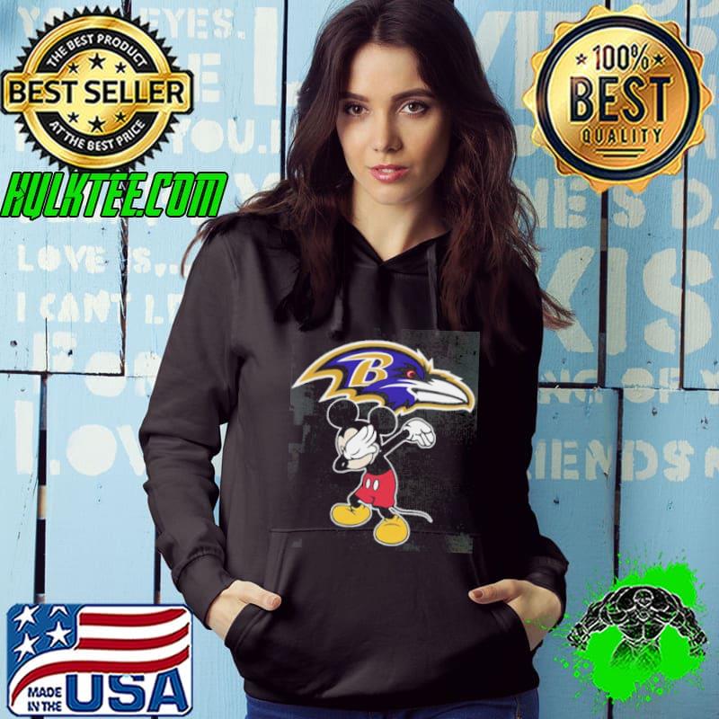 Baltimore Ravens NFL Football Dabbing Mickey Disney Sports shirt