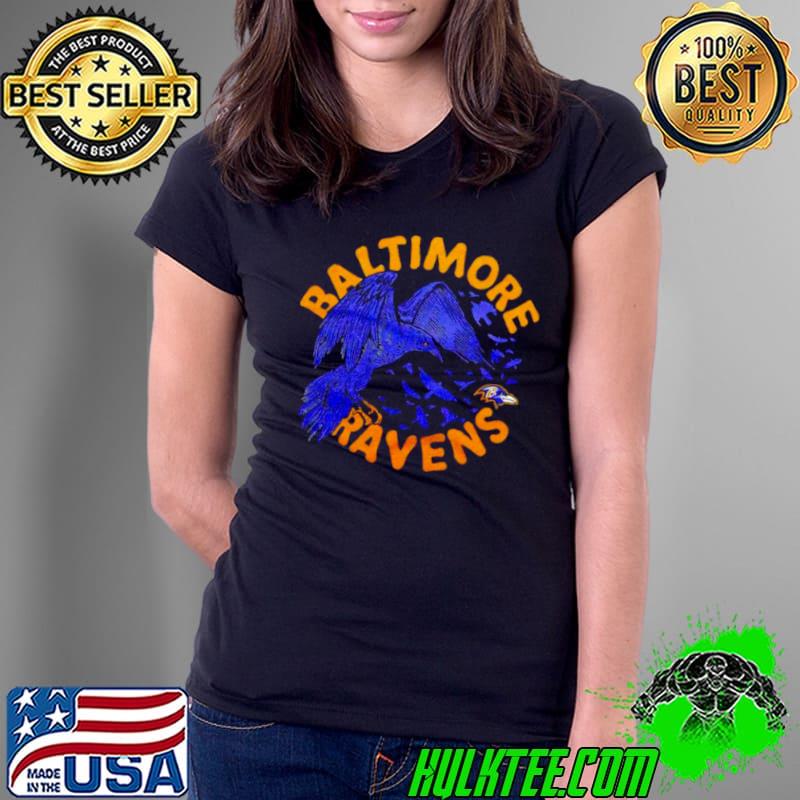 Baltimore Ravens the Raven retro s Ladies Tee Baltimore Ravens the Raven retro s Ladies Tee