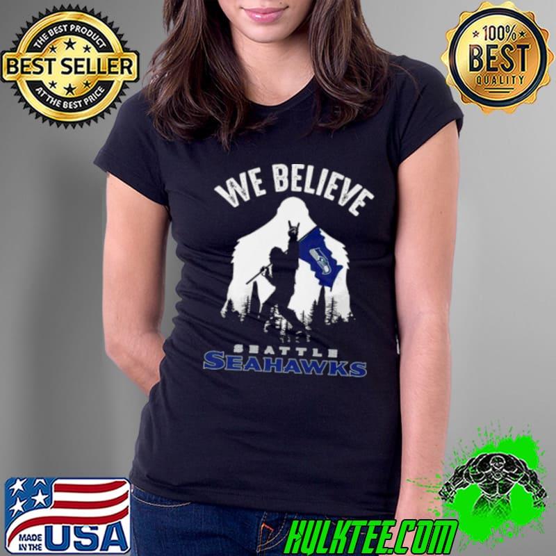 Bigfoot We Believe Seattle Seahawks 2024 Shirt