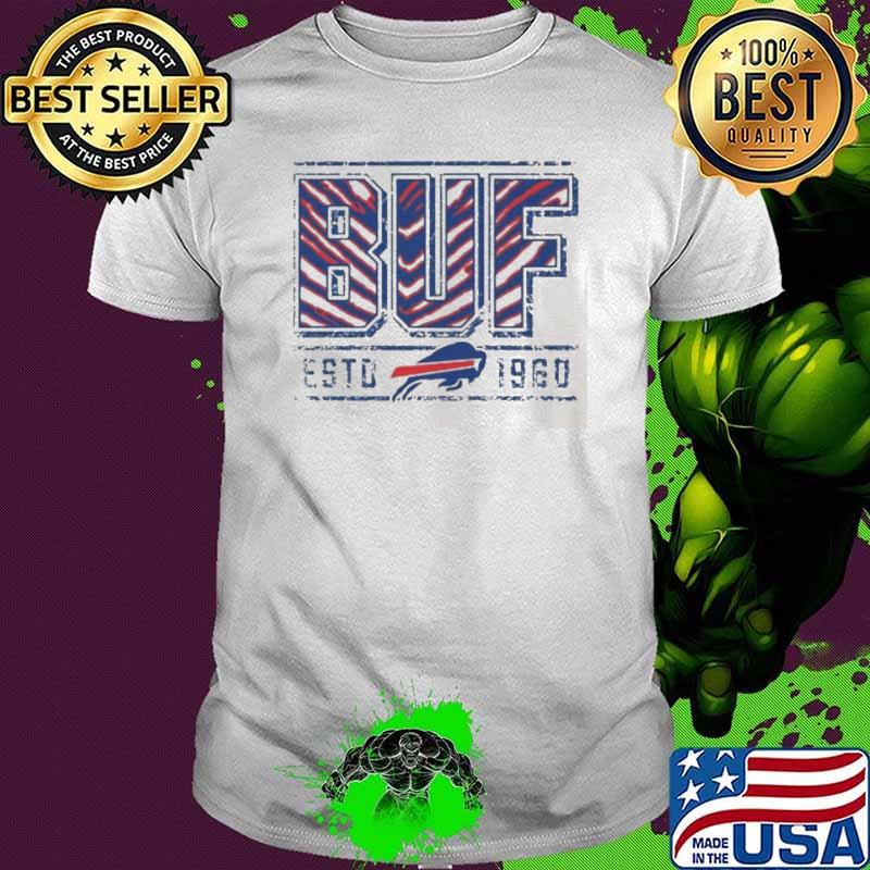 BUF Buffalo Bills Estd 1960 Art s Unisex BUF Buffalo Bills Estd 1960 Art s Unisex