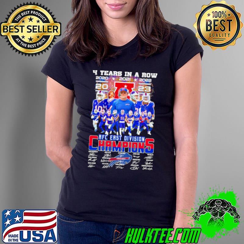 Buffalo Bills 2023 AFC East Division Champions Signatures Shirt
