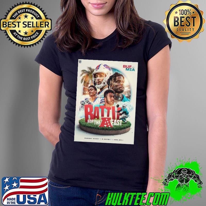 Buffalo Bills Vs Miami Dolphins Battle For The AFC East NFL Playoff Shirt