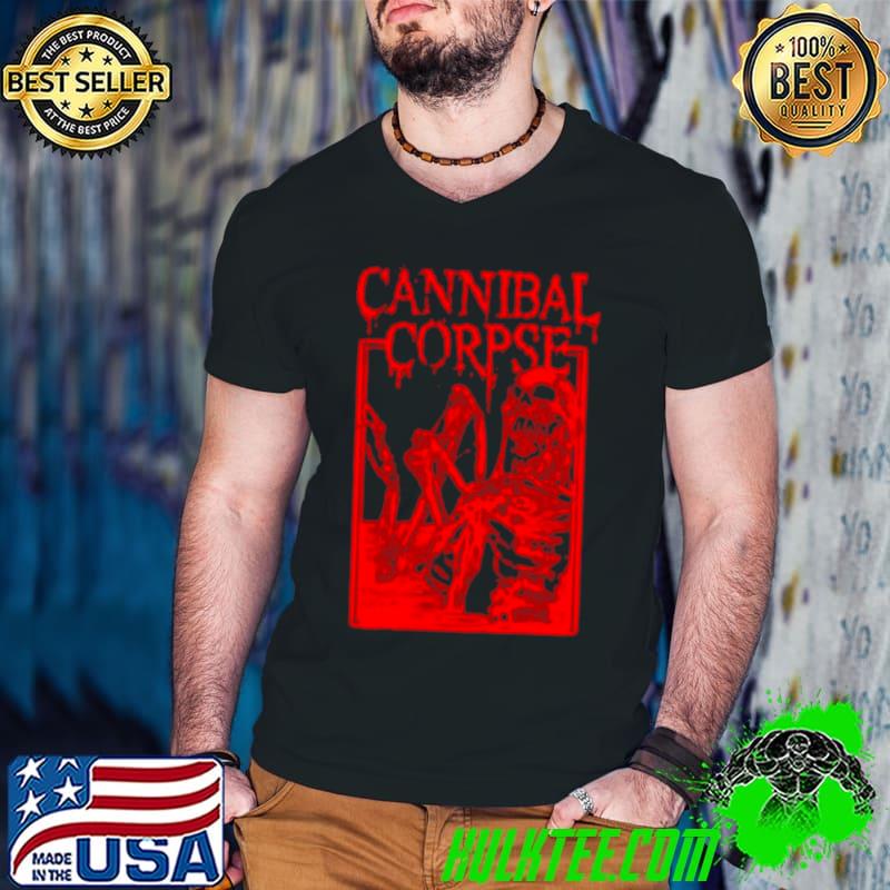 Cannibal corpse putrified skeleton shirt