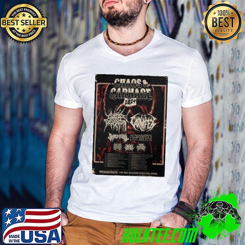 Chaos And Carnage 2024 Line Up And Date Shirt Guys V Neck Chaos And Carnage 2024 Line Up And Date Shirt Guys V Neck