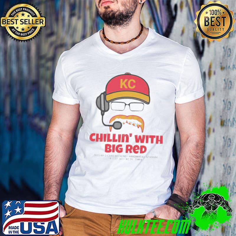 Chillin With Big Red Wild Card Weekend Shirt Guys V Neck Chillin With Big Red Wild Card Weekend Shirt Guys V Neck