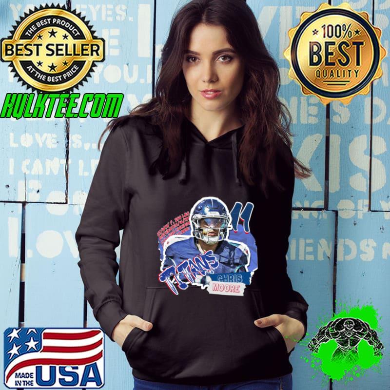 Chris Moore Superstar American football wide receiver for the Tennessee Titans T-Shirt