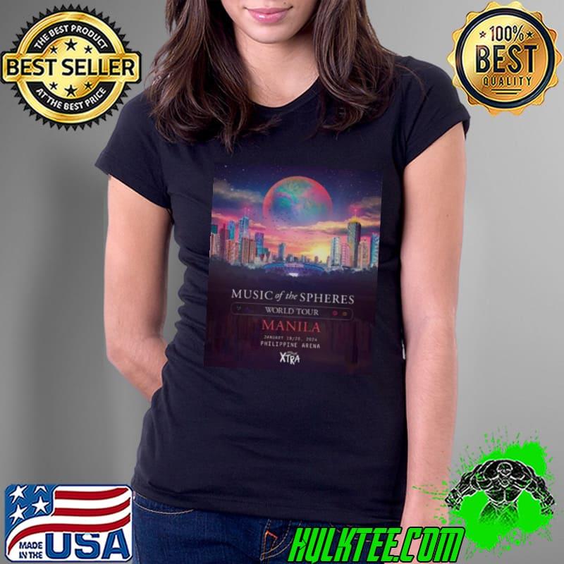 Coldplay Music Of The Spheres World Tour Manila January 19 20 2024 Philippine Arena shirt