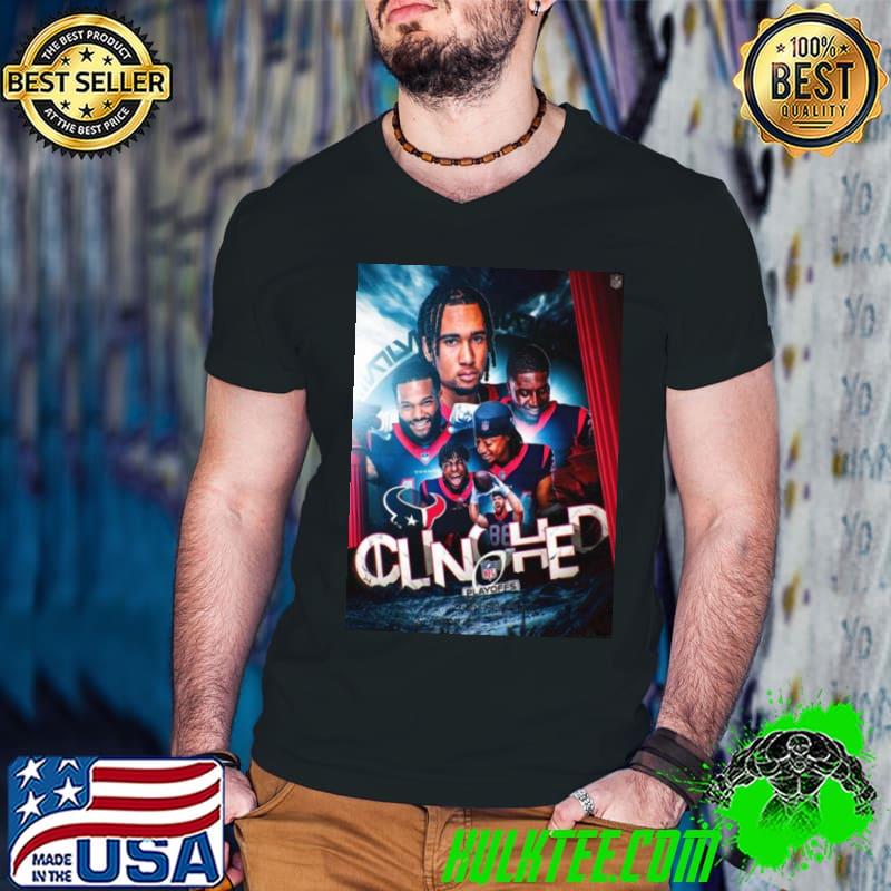 Congrats Houston Texans Clinched Going To The NFL Playoffs Shirt Guys V Neck Congrats Houston Texans Clinched Going To The NFL Playoffs Shirt Guys V Neck