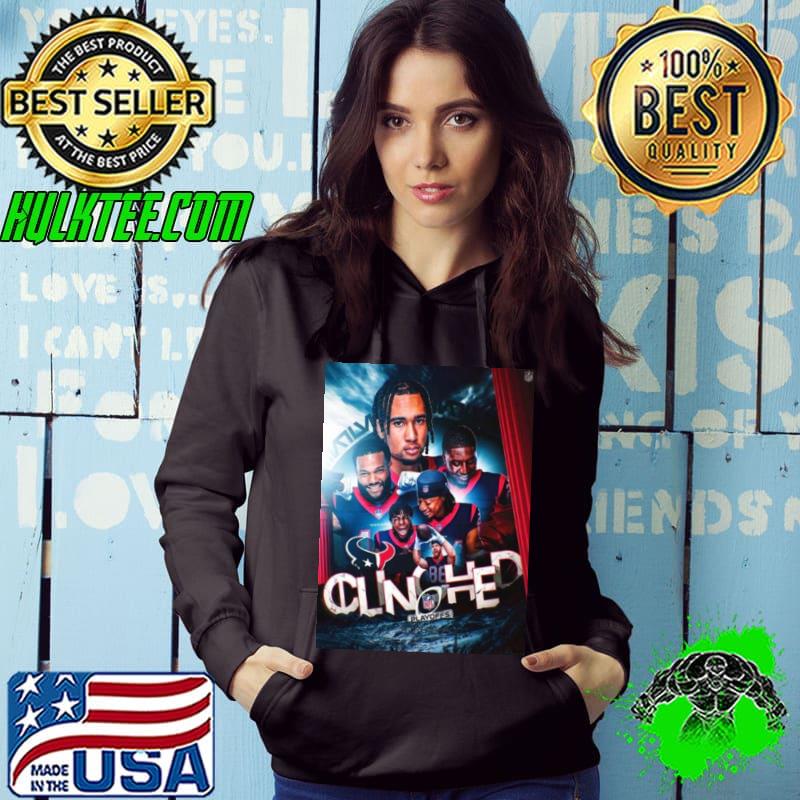 Congrats Houston Texans Clinched Going To The NFL Playoffs Shirt Hoodie Congrats Houston Texans Clinched Going To The NFL Playoffs Shirt Hoodie