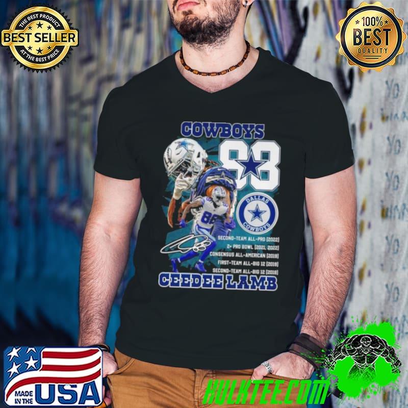 Dallas Cowboys Ceedee Lamb Second Team All Pro 2022 2x Pro Bowl Signature Shirt