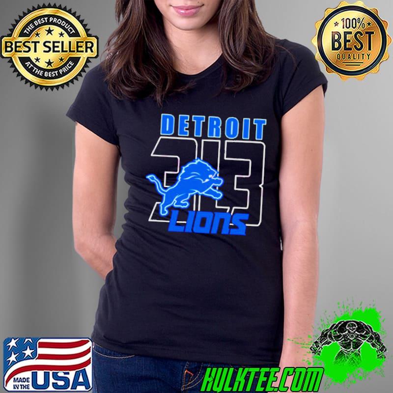 Detroit Lions 313 logo football shirt