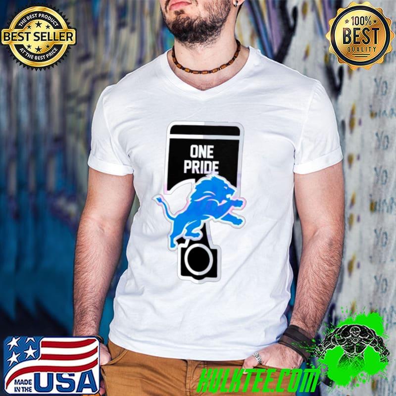 Detroit Lions one pride logo s Guys V Neck Detroit Lions one pride logo s Guys V Neck
