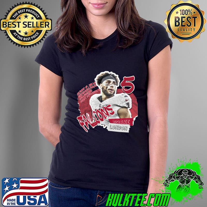 Drake London American football wide receiver for the Atlanta Falcons T-Shirt