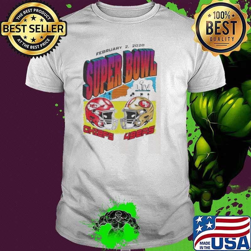 Dueling Super Bowl LIV Kansas City Chiefs vs San Francisco 49ers 2020 s Unisex Dueling Super Bowl LIV Kansas City Chiefs vs San Francisco 49ers 2020 s Unisex