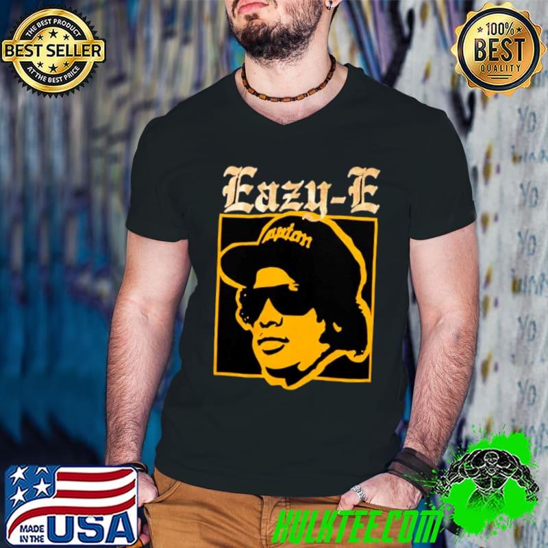 Eazy E Gold Foil logo s Guys V Neck Eazy E Gold Foil logo s Guys V Neck