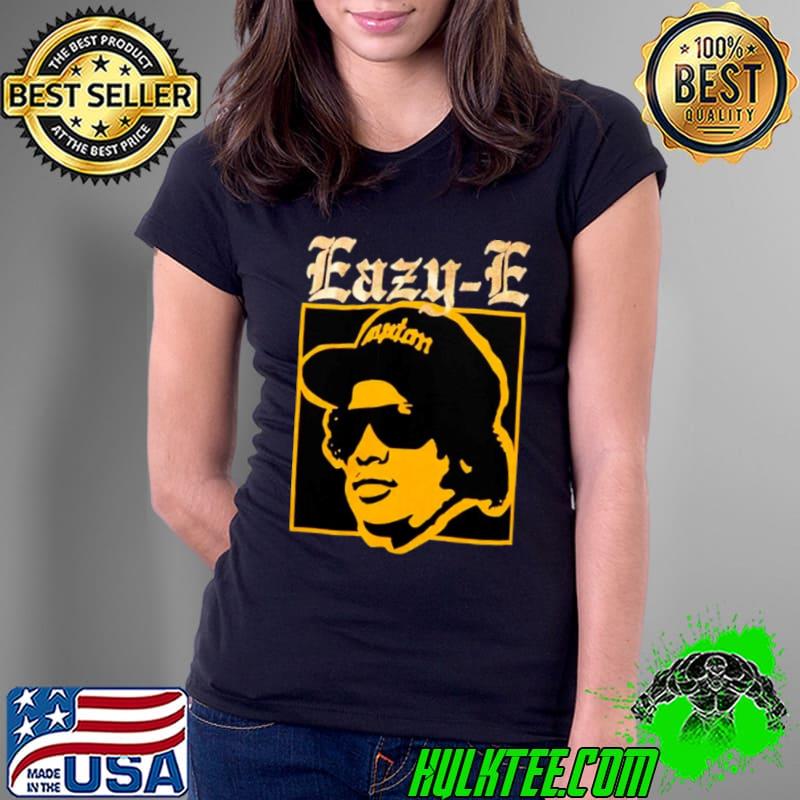 Eazy E Gold Foil logo s Ladies Tee Eazy E Gold Foil logo s Ladies Tee