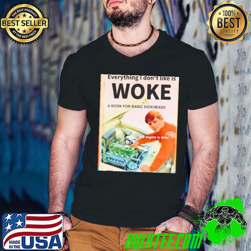 Everything I don’t like woke a book for basic dickheads s Guys V Neck Everything I don’t like woke a book for basic dickheads s Guys V Neck