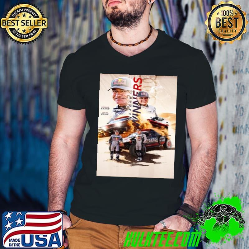 Funny congratulations Carlos Sainz And Lucas Crus Win The Dakar 2024 s Guys V Neck Funny congratulations Carlos Sainz And Lucas Crus Win The Dakar 2024 s Guys V Neck