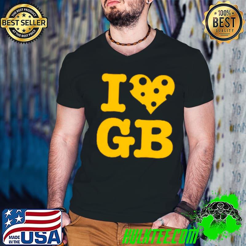 Green Bay Packers I heart GB shirt