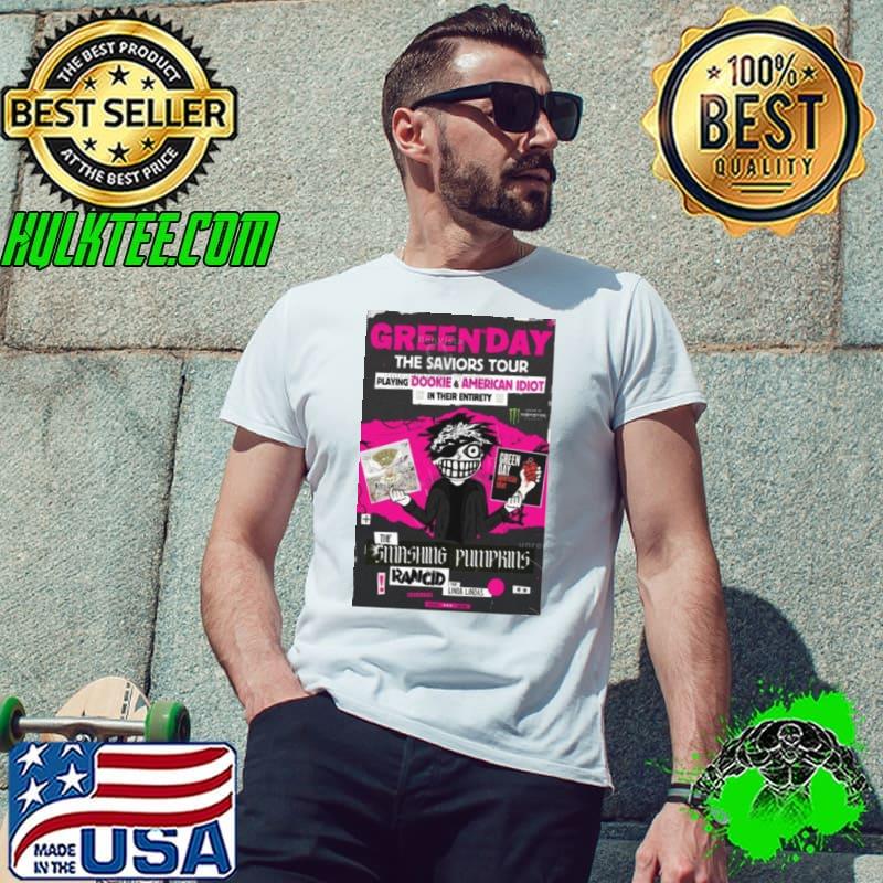 Green Day The Saviors Tour RANCID, The Smashing Pumpkins North America Tour 2024 Shirt
