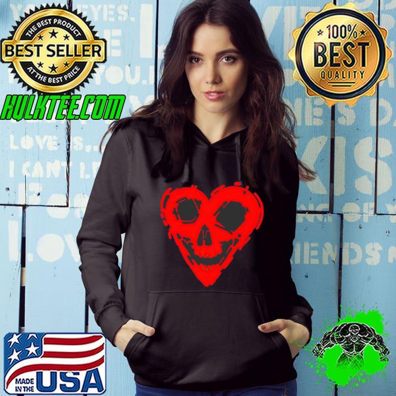 Heart skull shirt