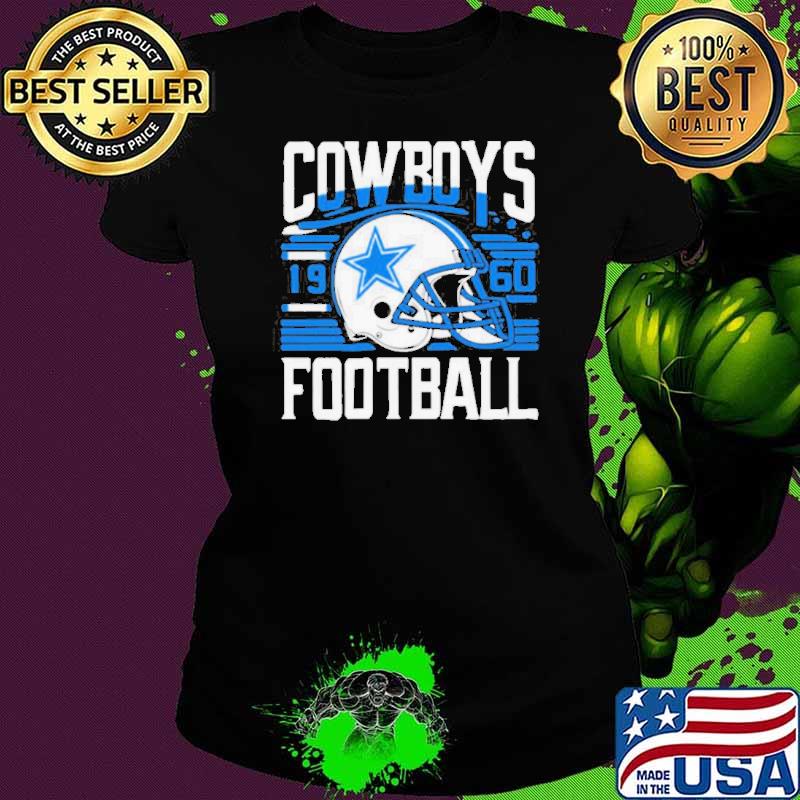 Helmet Dallas Cowboys 1960 football retro shirt