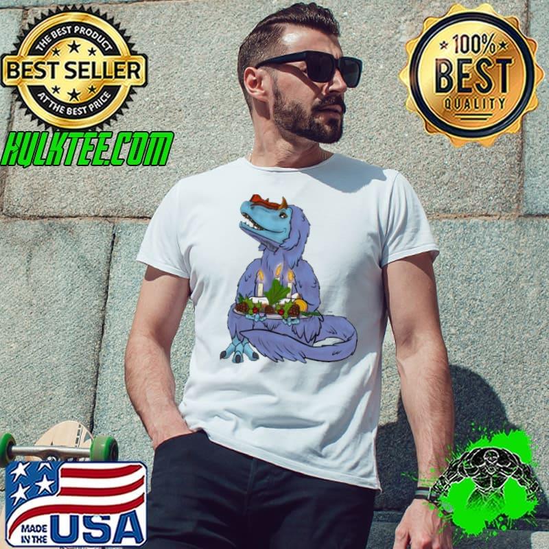 Holidinos Yutyrannus Yule Log Shirt Unisex Holidinos Yutyrannus Yule Log Shirt Unisex
