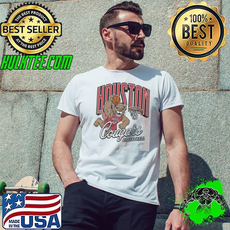 Houston Cougars basketball logo mascot shirt