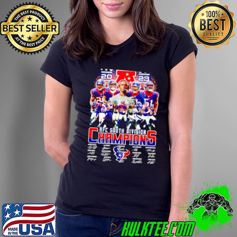 Houston Texans AFC South Division Champions 2023 Signatures Shirt