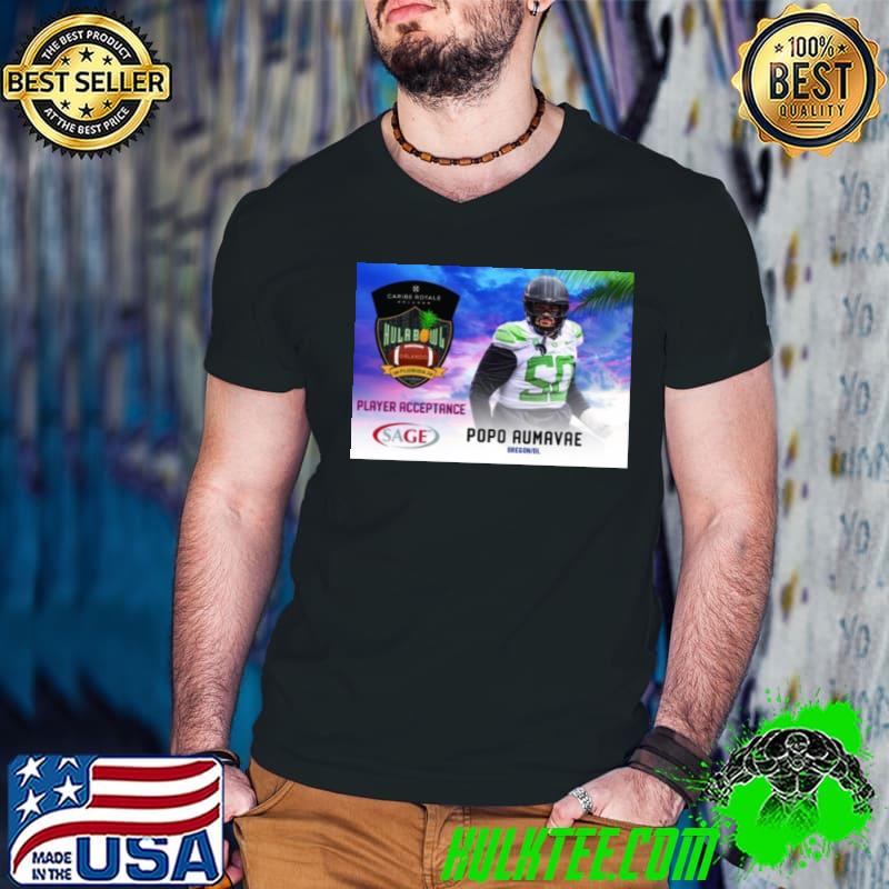 Hula Bowl 2024 NCAA College football Popo Aumavae s Guys V Neck Hula Bowl 2024 NCAA College football Popo Aumavae s Guys V Neck