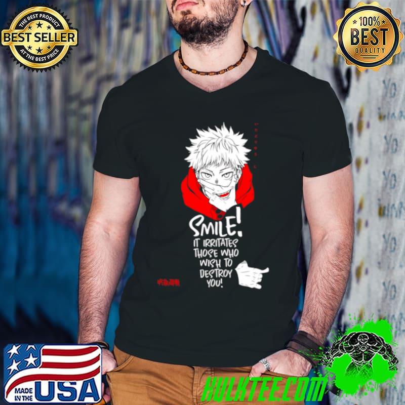 Itadori Smiles Jujutsu Kaisen shirt